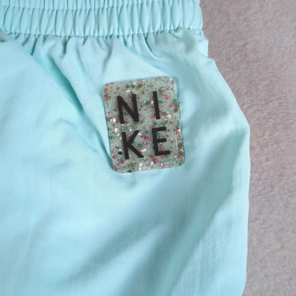 Nike Swim Trunks Mens Small Turquoise Blue 6